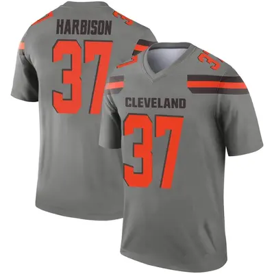 Men's Legend Tre Harbison Cleveland Browns Inverted Silver Jersey