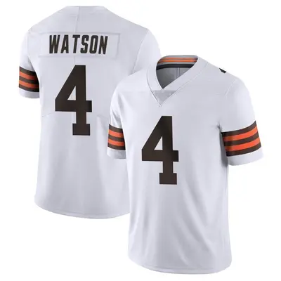 Men's Limited Deshaun Watson Cleveland Browns White Vapor Untouchable Jersey