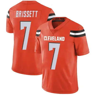 Men's Limited Jacoby Brissett Cleveland Browns Orange Alternate Vapor Untouchable Jersey