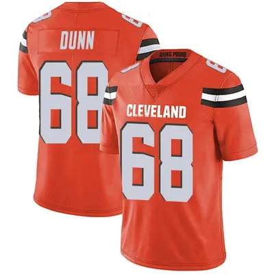 Men's Limited Michael Dunn Cleveland Browns Orange Alternate Vapor Untouchable Jersey