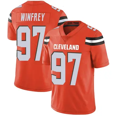 Men's Limited Perrion Winfrey Cleveland Browns Orange Alternate Vapor Untouchable Jersey