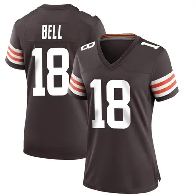 Women's Game David Bell Cleveland Browns Brown Team Color Jersey