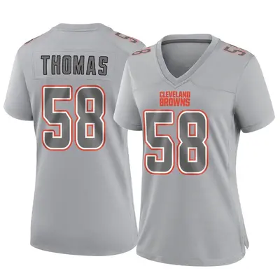 Women's Game Isaiah Thomas Cleveland Browns Gray Atmosphere Fashion Jersey