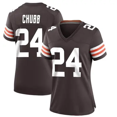 Women's Game Nick Chubb Cleveland Browns Brown Team Color Jersey