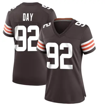 Women's Game Sheldon Day Cleveland Browns Brown Team Color Jersey