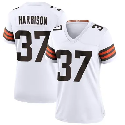 Women's Game Tre Harbison Cleveland Browns White Jersey