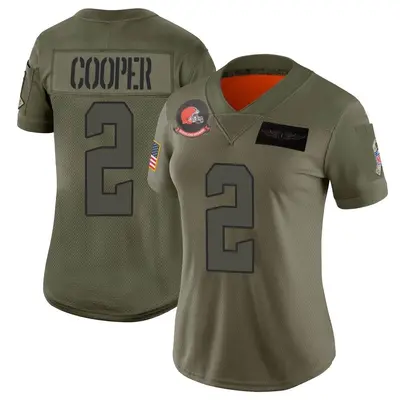 Women's Limited Amari Cooper Cleveland Browns Camo 2019 Salute to Service Jersey