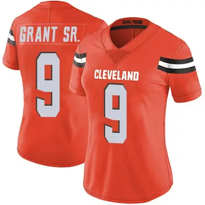 Women's Limited Jakeem Grant Sr. Cleveland Browns Orange Alternate Vapor Untouchable Jersey
