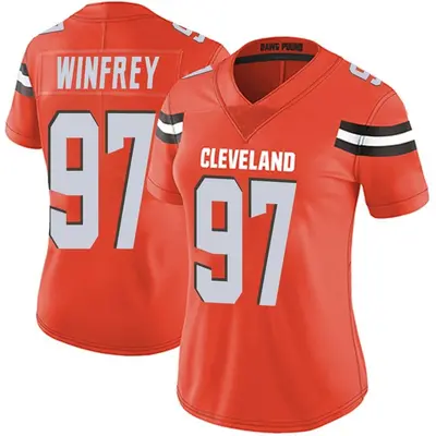 Women's Limited Perrion Winfrey Cleveland Browns Orange Alternate Vapor Untouchable Jersey
