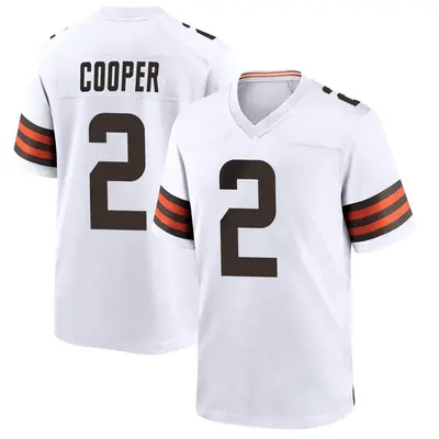 Youth Game Amari Cooper Cleveland Browns White Jersey
