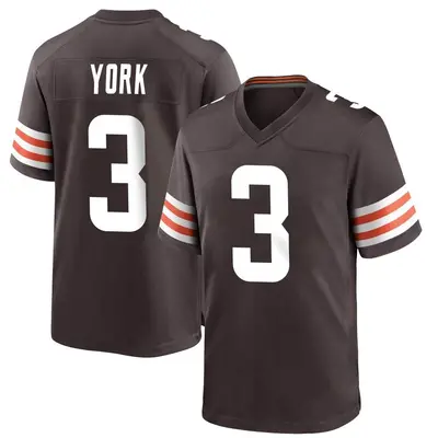 Youth Game Cade York Cleveland Browns Brown Team Color Jersey