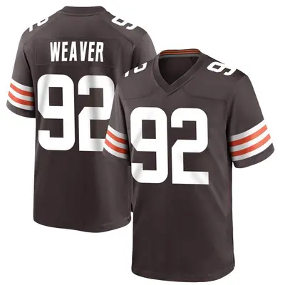 Youth Game Curtis Weaver Cleveland Browns Brown Team Color Jersey