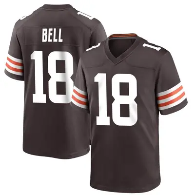 Youth Game David Bell Cleveland Browns Brown Team Color Jersey