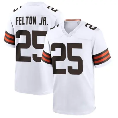 Youth Game Demetric Felton Jr. Cleveland Browns White Jersey