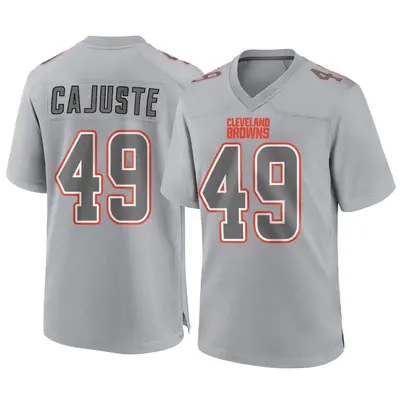 Youth Game Devon Cajuste Cleveland Browns Gray Atmosphere Fashion Jersey