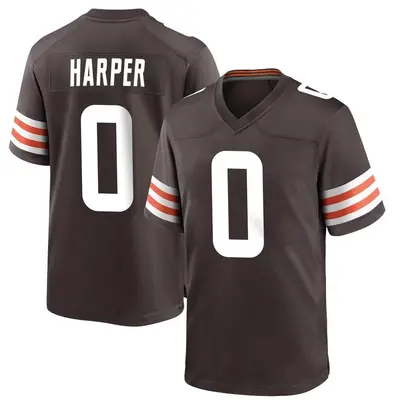 Youth Game Felix Harper Cleveland Browns Brown Team Color Jersey