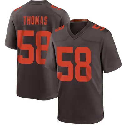 Youth Game Isaiah Thomas Cleveland Browns Brown Alternate Jersey