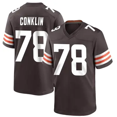 Youth Game Jack Conklin Cleveland Browns Brown Team Color Jersey