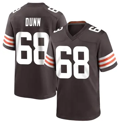 Youth Game Michael Dunn Cleveland Browns Brown Team Color Jersey