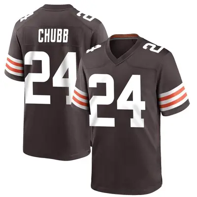 Youth Game Nick Chubb Cleveland Browns Brown Team Color Jersey