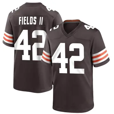 Youth Game Tony Fields II Cleveland Browns Brown Team Color Jersey
