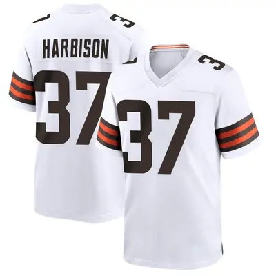 Youth Game Tre Harbison Cleveland Browns White Jersey
