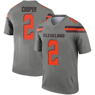 Youth Legend Amari Cooper Cleveland Browns Inverted Silver Jersey