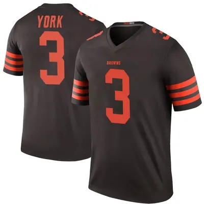 Youth Legend Cade York Cleveland Browns Brown Color Rush Jersey