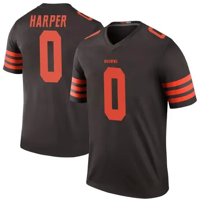 Youth Legend Felix Harper Cleveland Browns Brown Color Rush Jersey