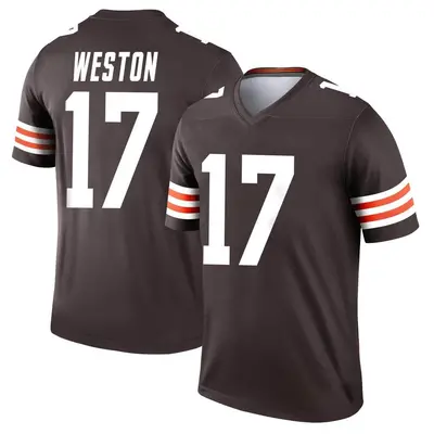 Youth Legend Isaiah Weston Cleveland Browns Brown Jersey