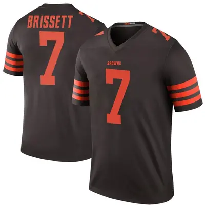 Youth Legend Jacoby Brissett Cleveland Browns Brown Color Rush Jersey