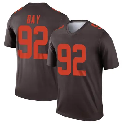 Youth Legend Sheldon Day Cleveland Browns Brown Alternate Jersey