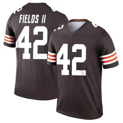 Youth Legend Tony Fields II Cleveland Browns Brown Jersey