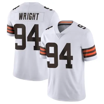 Youth Limited Alex Wright Cleveland Browns White Vapor Untouchable Jersey