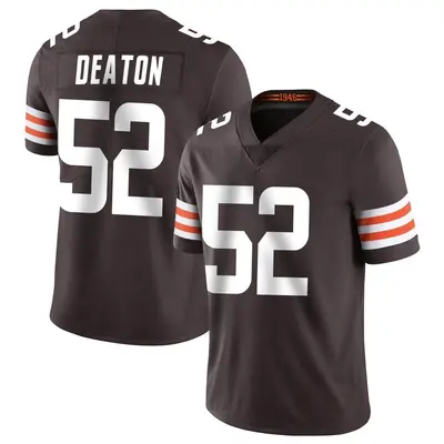 Youth Limited Dawson Deaton Cleveland Browns Brown Team Color Vapor Untouchable Jersey