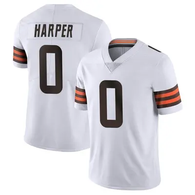 Youth Limited Felix Harper Cleveland Browns White Vapor Untouchable Jersey