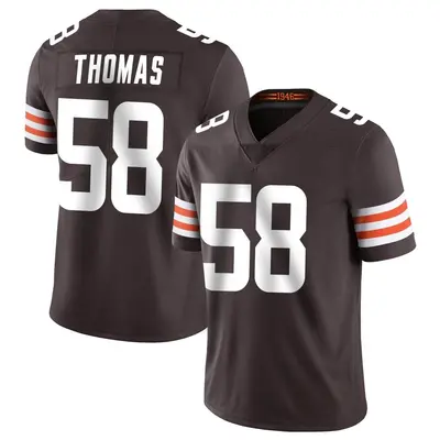 Youth Limited Isaiah Thomas Cleveland Browns Brown Team Color Vapor Untouchable Jersey