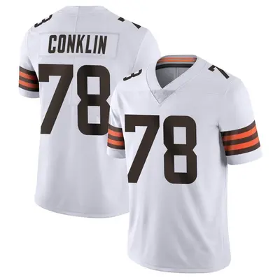 Youth Limited Jack Conklin Cleveland Browns White Vapor Untouchable Jersey