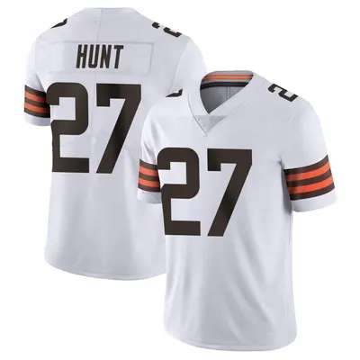 Youth Limited Kareem Hunt Cleveland Browns White Vapor Untouchable Jersey