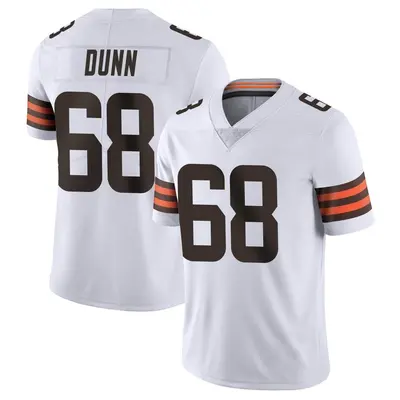Youth Limited Michael Dunn Cleveland Browns White Vapor Untouchable Jersey