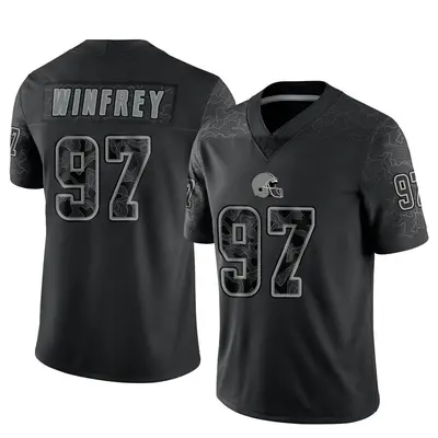 Youth Limited Perrion Winfrey Cleveland Browns Black Reflective Jersey