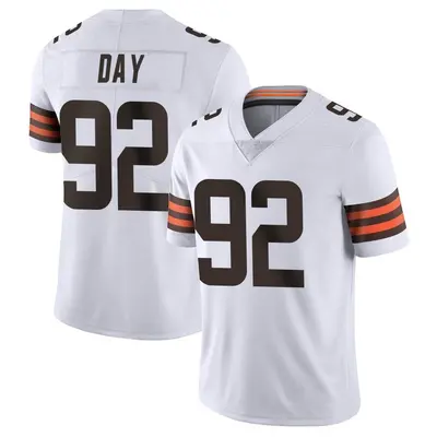 Youth Limited Sheldon Day Cleveland Browns White Vapor Untouchable Jersey