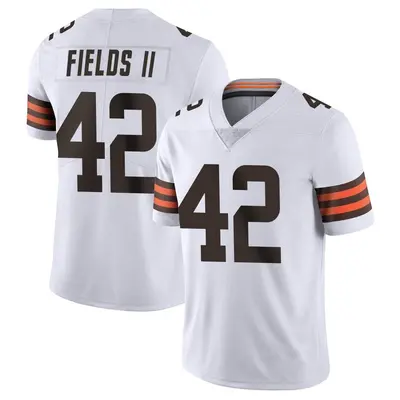 Youth Limited Tony Fields II Cleveland Browns White Vapor Untouchable Jersey