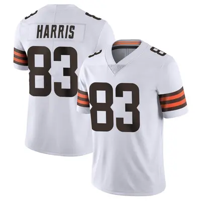 Youth Limited Travell Harris Cleveland Browns White Vapor Untouchable Jersey