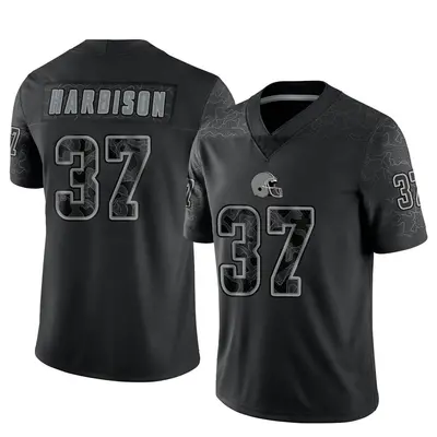 Youth Limited Tre Harbison Cleveland Browns Black Reflective Jersey